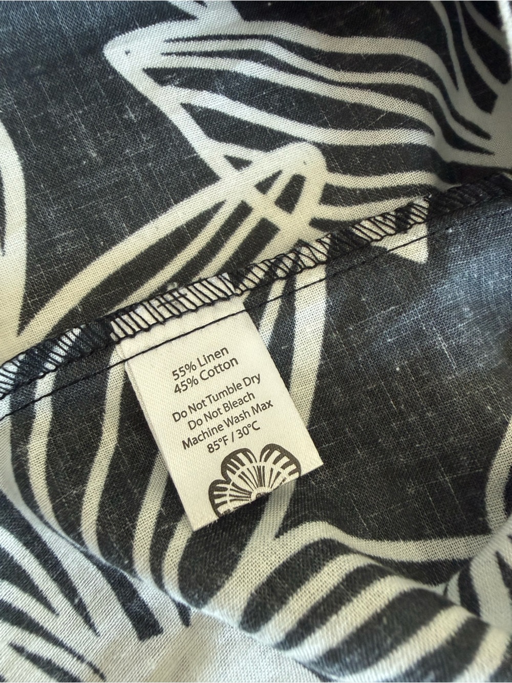 Black and White Floral Maxi Skirt - Elegant Tiered Design - Picture 6 of 6